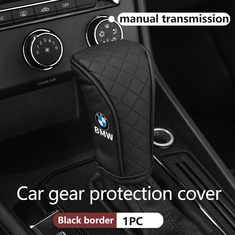 Leather Car Gear Shift Sleeve Knob Protective Cover For BMW Performance X1 M3 M6 F01 F02 E34 E36 E60 F10 F20 X6