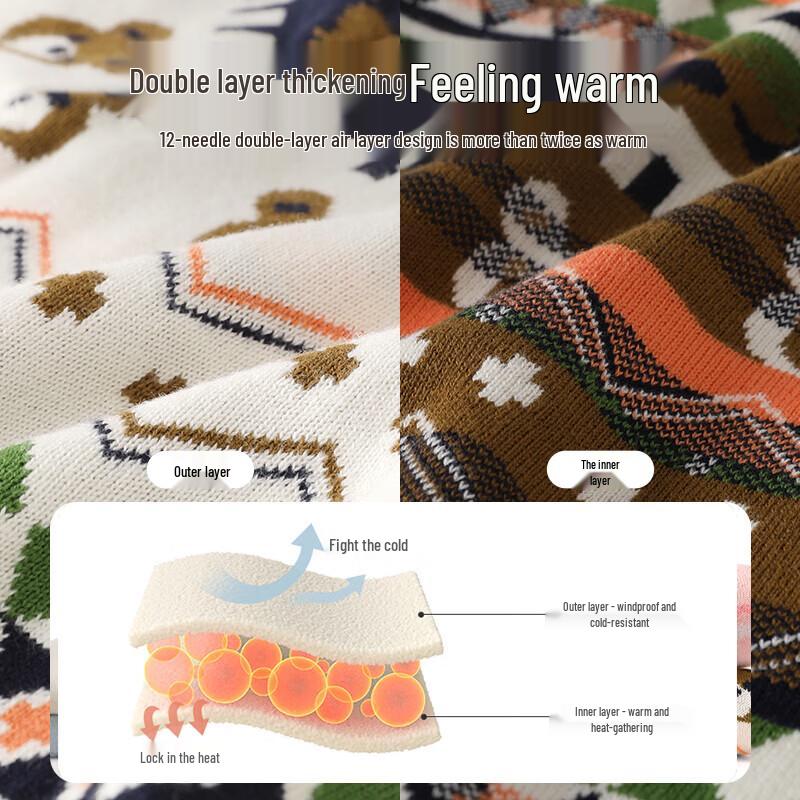 Baby Boys' Festive Winter Knit Sweater