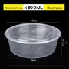 De Shang Yuan 4800ml Disposable Round Takeaway Containers (60-Pack)