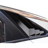 Rear Side Window Louvers Compatible For    2024 2025 2026 Kia K5 Accesories Sport Style Air Vent Cover (Glossy Black)
