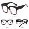 Fashion Oversized Blue Light Glasses Square Big Frame Non-Prescription Eyeglasses Women Men Gasses Frames