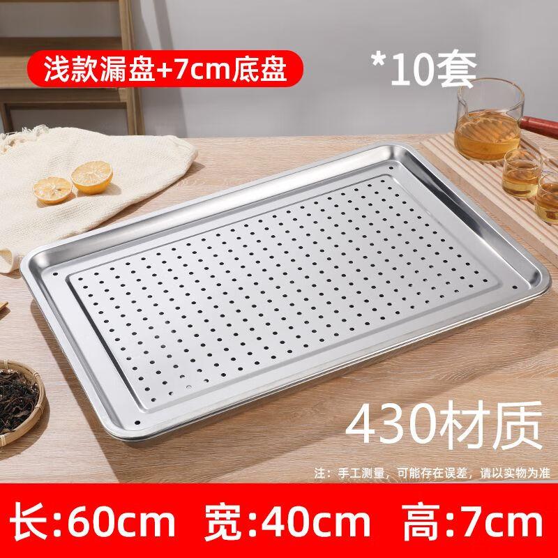 Stainless Steel Rectangular Multi-Purpose Serving Tray