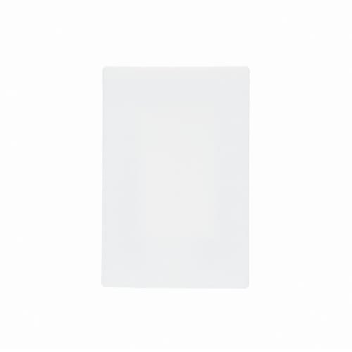 Thunder Group Color Cutting Board, Large, 45 x 30 x 1.2 cm, Dishwasher Safe, Commercial Use, White, PLCB181205WH