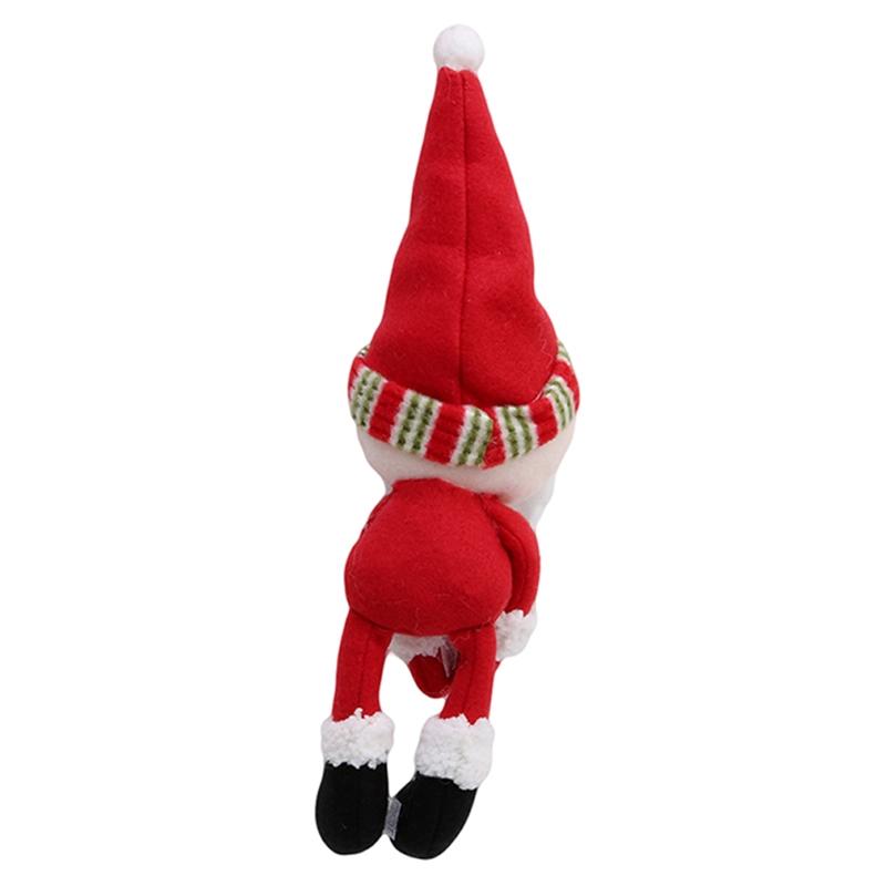 Christmas Wine Bottle Cover Set - Santa Snowman Pattern Decor for Champagne Red Wine Holiday Party Supply