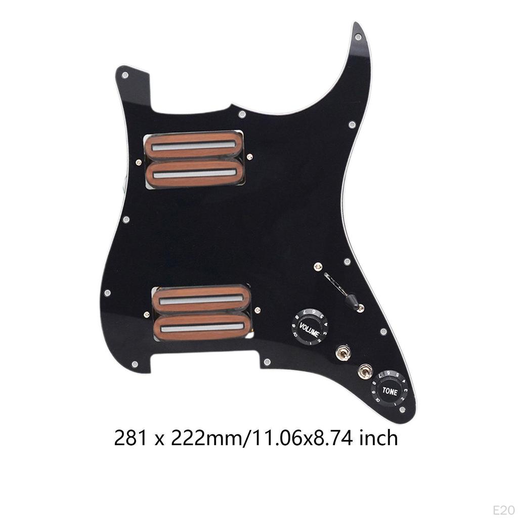 Electric Guitar Pickguard Pickup Pre-Wired Assembly Wiring Loaded for ST