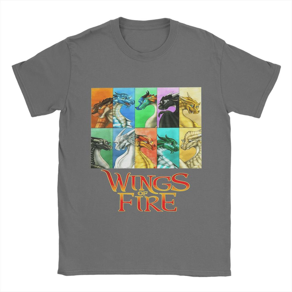 Men's Wings of Fire T Shirts Cotton Clothing Vintage Short Sleeve Crew Neck Tee Shirt 6XL T-Shirts
