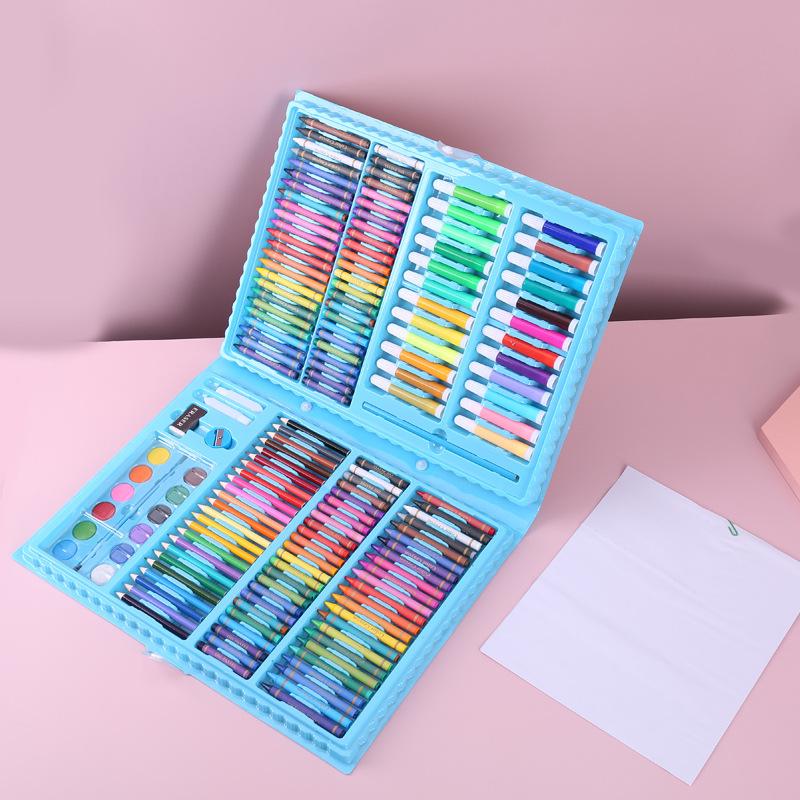 208 Watercolor Pen Set with 150 Brushes - Children's Day Painting Set, Colored Pen Gift for Kids