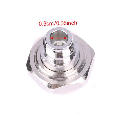 New 1Pc L29 1/2 7/8 7/16 DIN Male To N Female Plug Cable Socket Jack Straight Copper Coaxial RF Connector Adapters For Test Din