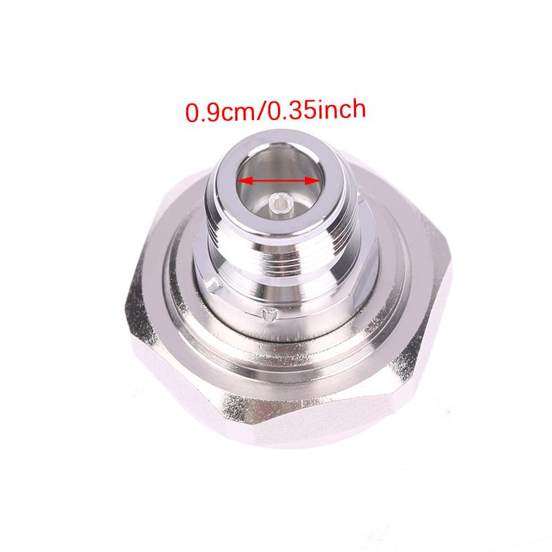 New 1Pc L29 1/2 7/8 7/16 DIN Male To N Female Plug Cable Socket Jack Straight Copper Coaxial RF Connector Adapters For Test Din