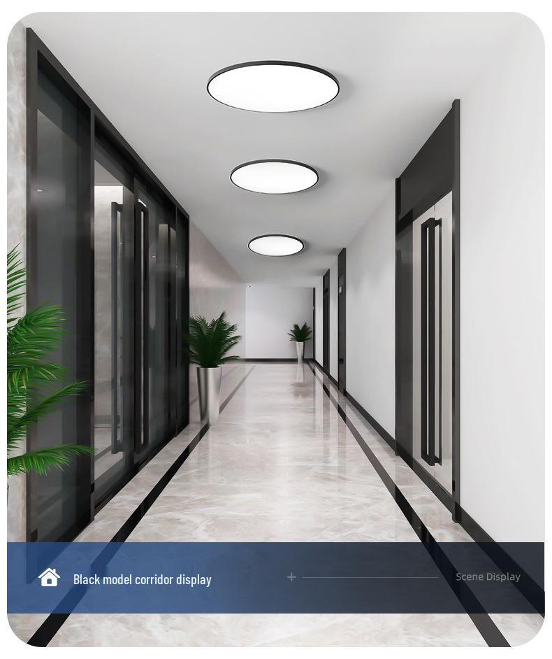 Ultra-Thin Waterproof LED Ceiling Light for Bathroom, Balcony, Bedroom, Kitchen, and Corridor