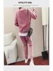2023 Autumn Women's Knit Two-Piece Set: Korean Style Loose Top with Wide Leg Long Pants