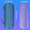 Lebakort Waterproof Portable Bluetooth Wireless Speaker with Storage Case Compatible with Flip 7, Flip 6, Flip 5, and Flip 4 (Off-White Case)