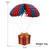 Flags Christmas And Ornaments With Parachute And Hot Air Balloon Exterior Design