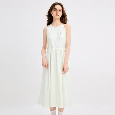 Ledin Korean-Style Halter Drawstring Waist Dress