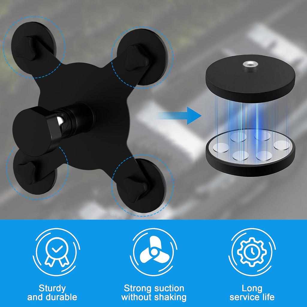 Universal Mini Magnetic Car Roof Mount Kit for Cars and Boats