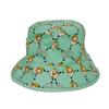 Used 9539 Animal Print Bucket Hat 736960 4HAX3 8469 7919 M 22.8" Banana and Dog All-Over Print Pastel GG Cotton Light