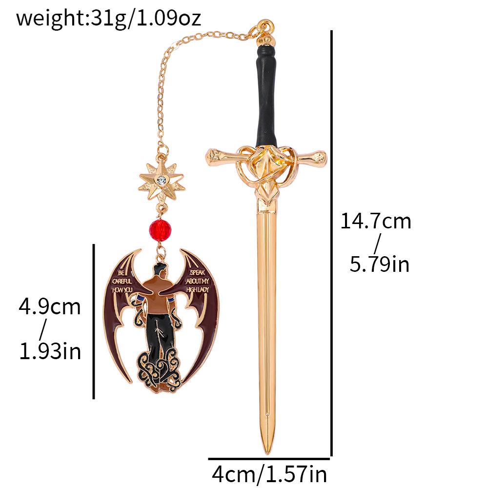 Zlatý Stegosaurus Záložka Narozeninový dárek pro fanoušky knih Čtenáře fantasy Knihomol Stříbrný Zlatý přívěsek Výroční dárek