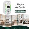 Portable Air Cleaner US UK EU Plug Plug-In Air Purifier Dust Removal Negative Ion Generator  Pet