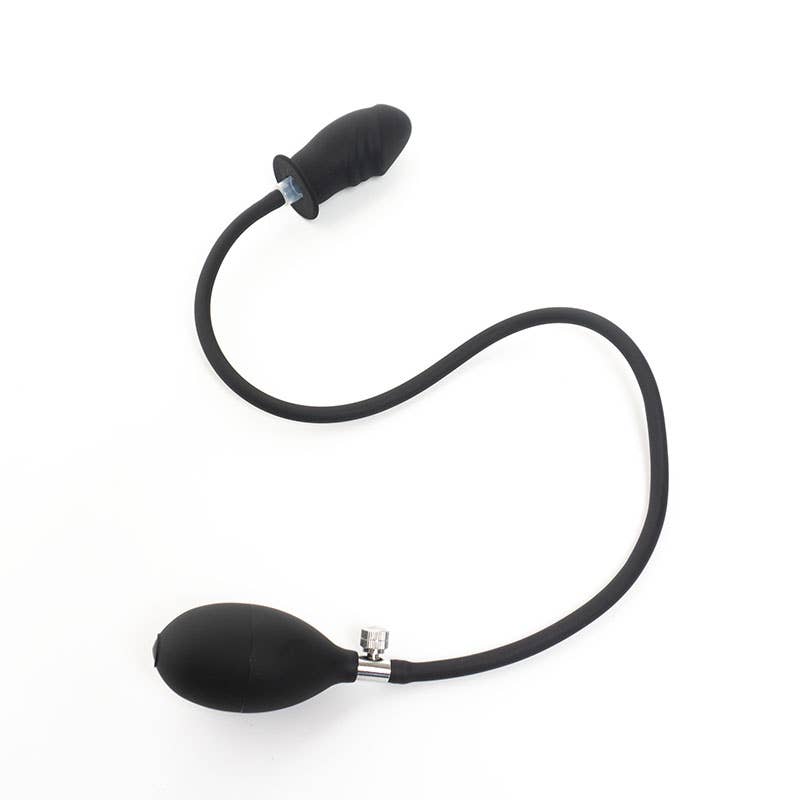 YWZAO Inflatable Anal Plug Silicone Integrated G35-1