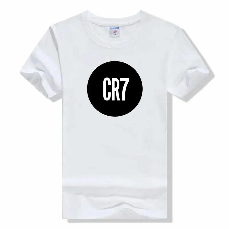 И WoSummer CR7 Футболка с коротким рукавом Топ Футболка Модный Повседневный для улицы Тренировочные Спортивные футболки Короткий рукав Толстовка