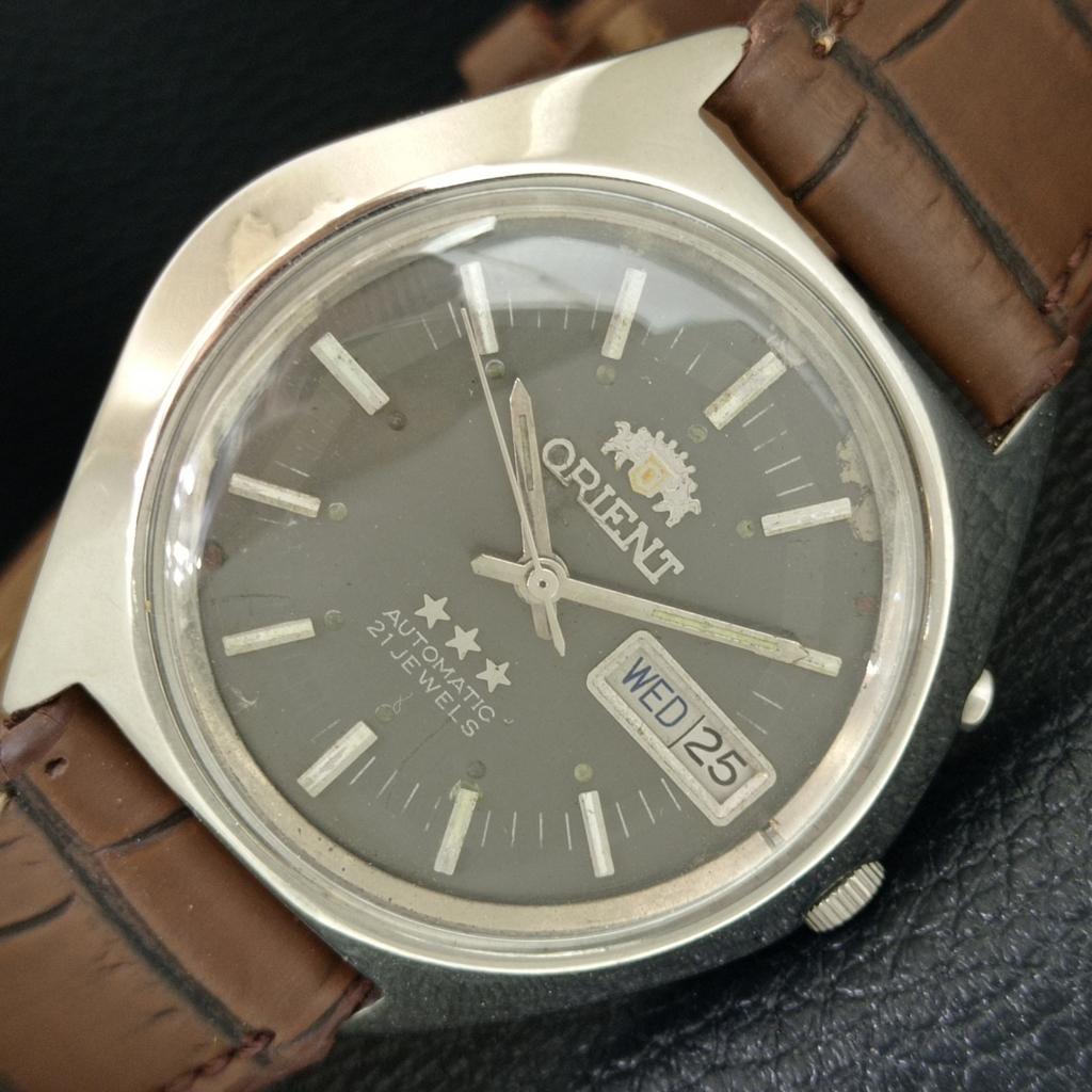 

ORIENT АВТОМАТИЧЕСКИЕ 46941 ВИНТАЖНЫЕ ЯПОНСКИЕ МУЖСКИЕ ЧАСЫ С ОРИГИНАЛЬНЫМ ЦИФЕРБЛАТОМ a704975-1