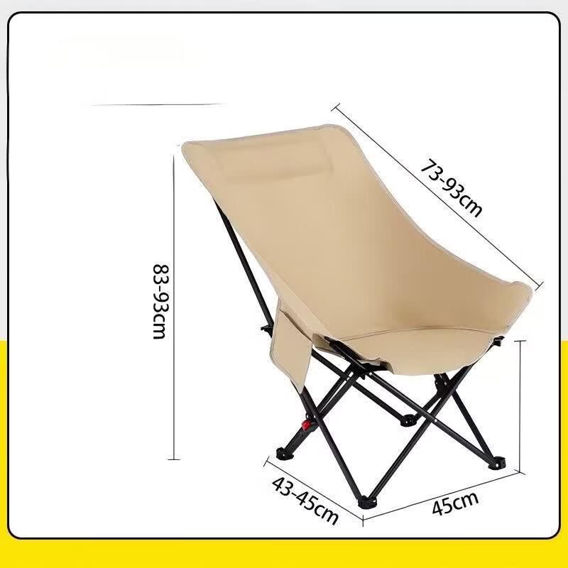 OIMG Folding Camping Recliner Chair
