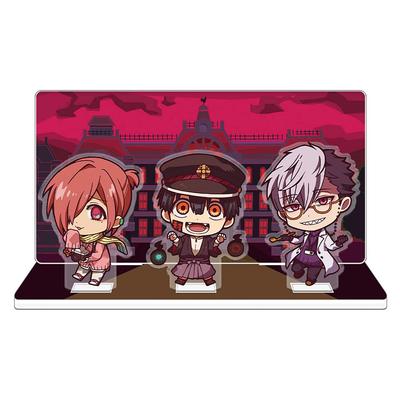 TV Anime [Hanako-kun záchodový duch] Akrylové diorama B [Tsukasa & Mitsuba & Tsuchigomori]