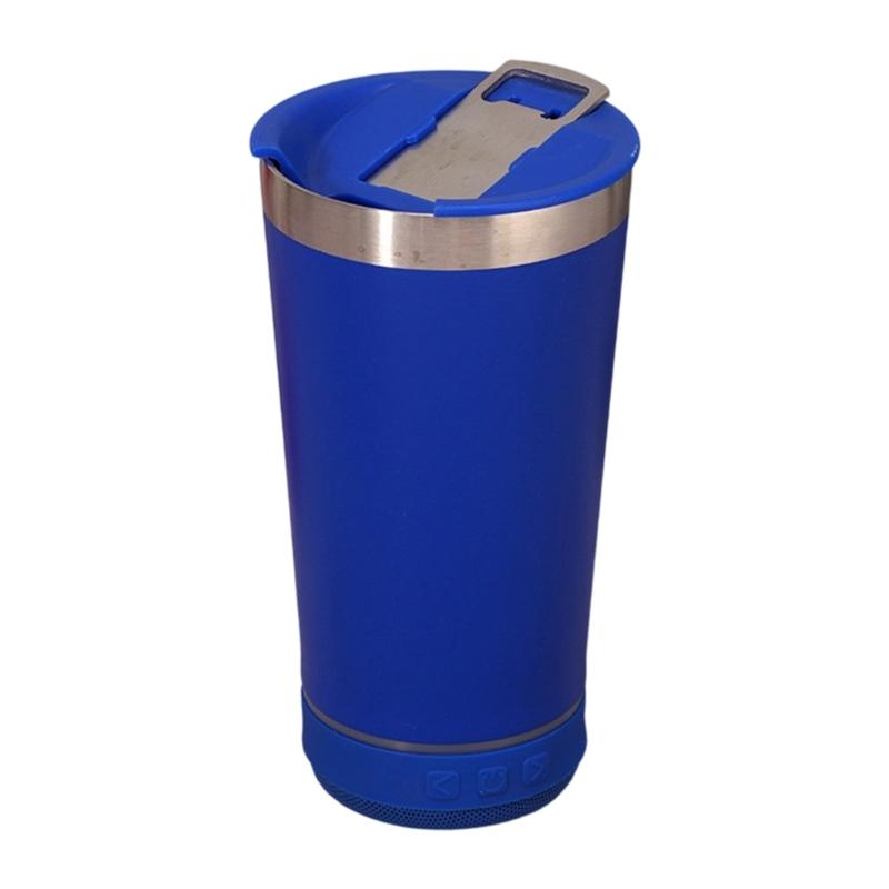 Stainless Steel Insulated Cup Builts In Removable Bluetooth-Compatible Speaker Perfect For Music Lover And Gift