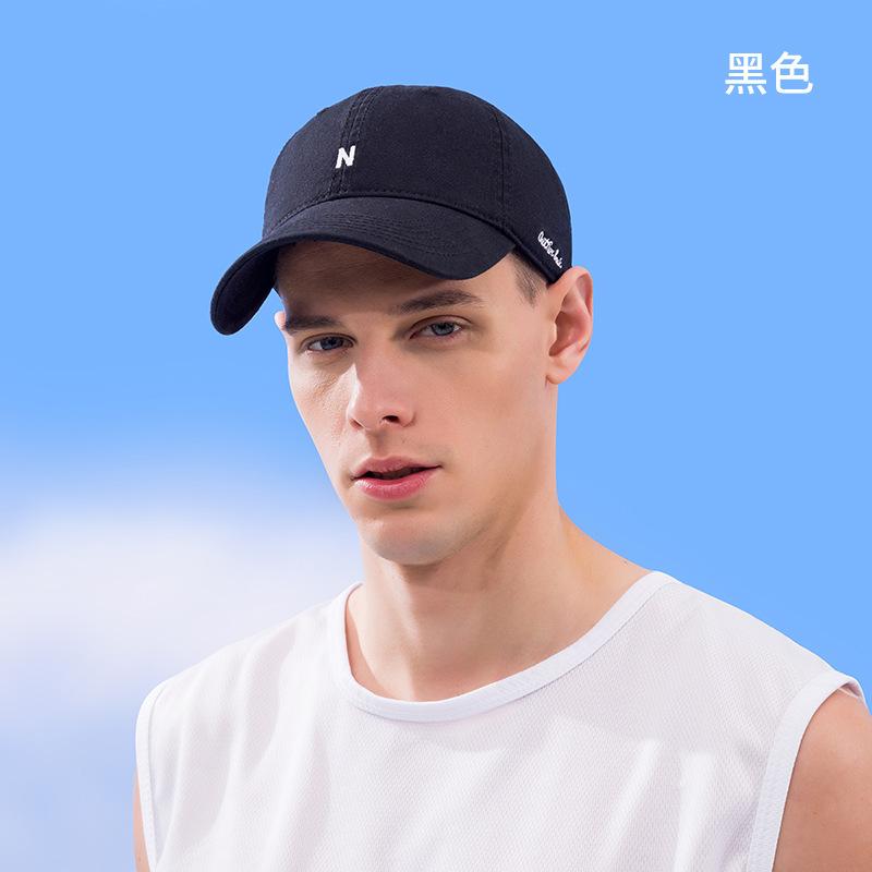 

Кепка бейсболка женская из чистого хлопка с мягким верхом, высокого качества, с вышивкой букв, для улицы, для лица, маленькая, солнцезащитная шляпа от солнца M（56-58cm）