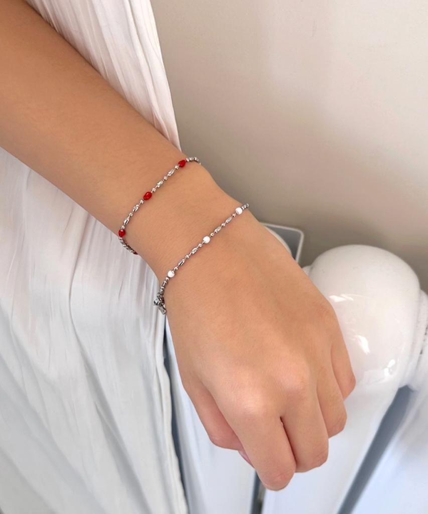 Fantastic Planet Epoxy Dotted Line Bracelet (2Colors)