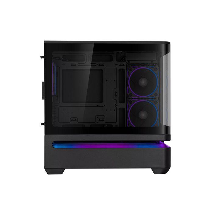 ASUS Prime AP202 TG ARGB Noir – Boîtier PC mATX Compact