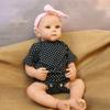 46CM Ganzkörper Neugeborene Bettie Baby Mädchen Reborn Puppe Weicher Kuschelkörper Lebensecht Weiche Haptik 3D Haut mit sichtbaren Adern Kunstpuppe
