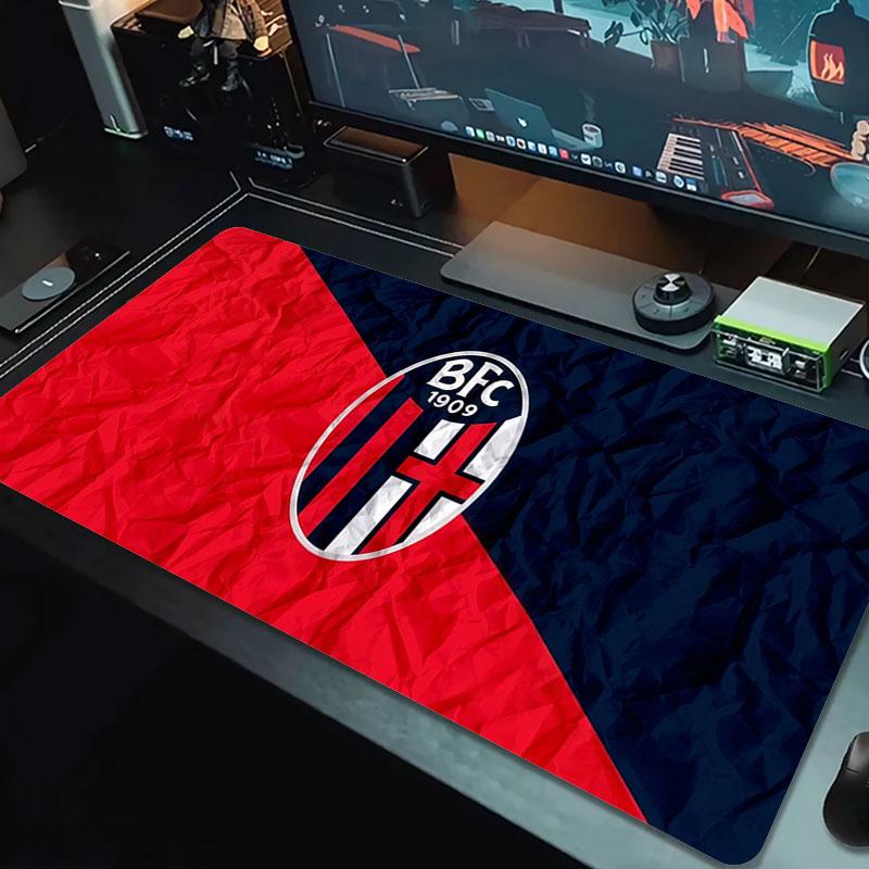 Bologna FC 1909 Large Size Mouse Pad Large Gaming Table Cushion Non-slip Laptop Tablet Big Mousepad XXL Mat Mini PC Playmat With Lock Edge