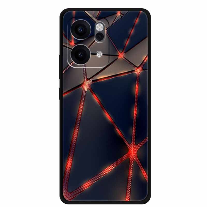 For Oppo Reno14 Pro 5G Case Animals Soft Silicone TPU Phone Cases Back Cover for Oppo Reno 14 Lion Shockproof Cool Wolf Capa