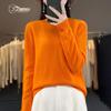 Zhenxu Women's 100% Merino Wool Long Sleeve Sweater