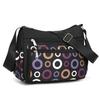Women Elephant Print Crossbody Bag Multi Pocket Shoulder Bag Large Capacity Lightweight Travel Messenger Purse Zipper Handbag