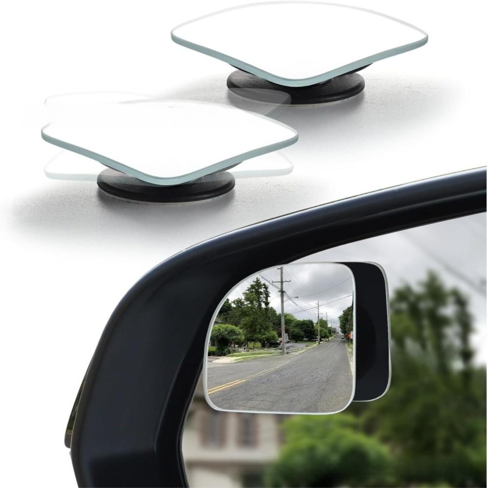 2Pcs Frameless Wide Angle Mirrors Adjustable Auxiliary Rearview Mirrors for Car Accessories 2pcs