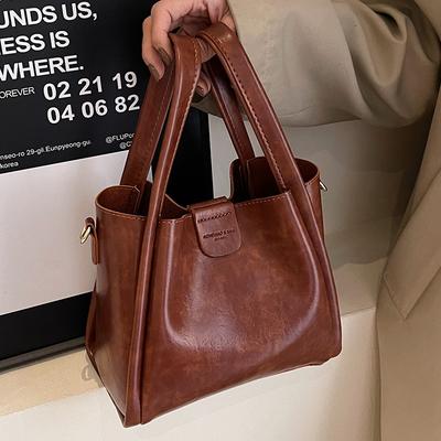 Kleine Handtasche für Damen Damen High-End und vielseitig Damen Glänzende Einzel-Schulter Umhängetasche