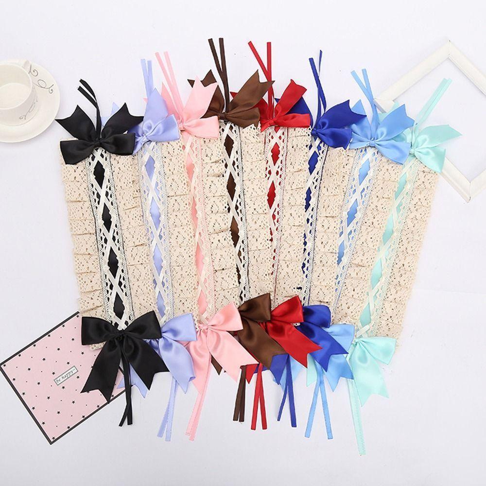 

Broadside For Women Makeup Lace Hair Hoop Hair Accessories Women Hairband Korean Style Headband pink-B