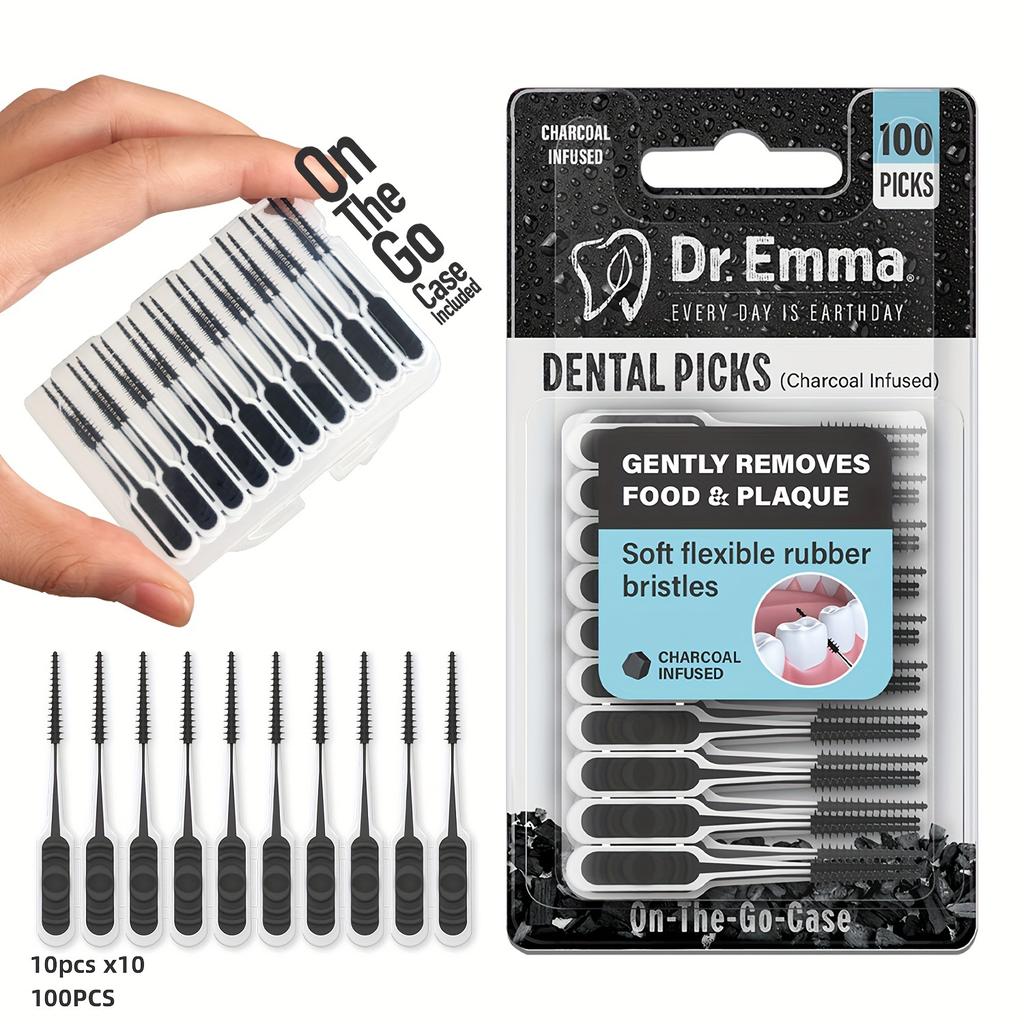 100 ks/balení Čistič mezizubních kartáčků, ortodontické ortodontické rovnátka Čisticí zubní kartáček Pro podrobné cestovní nezbytnosti čištění zubů