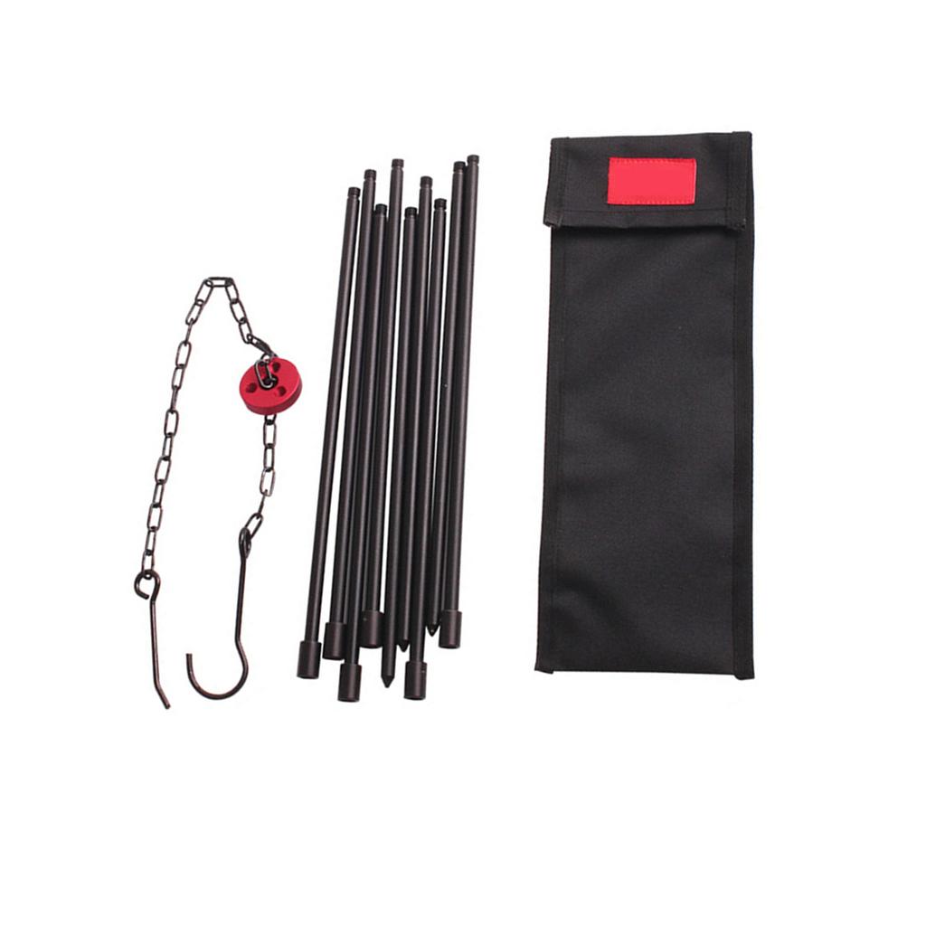 Camping Bonfire Tripod Portable Triangle Support Camping Bonfire Frame