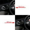 Real Carbon Fiber Interior Trim Sticker For Nissan 370Z Z34 2009- Air Outlet Dashboard Vent Cover Car Interior Accessories