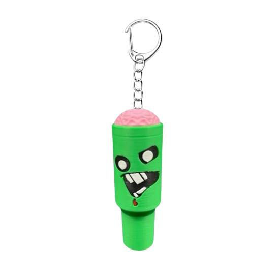 Mini Cup Keychain Container Halloween Themed Festive Face Cup Key