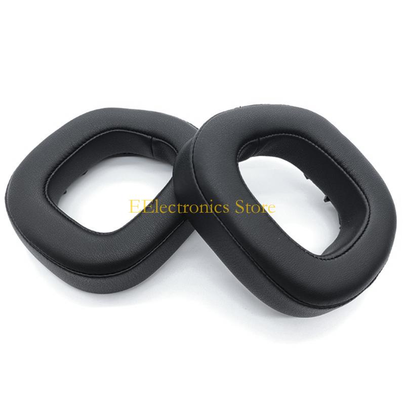 B03C 2-Piece Replacement Earpads Ear Cushion Earpads for HS80 RGB Repair Spare Part