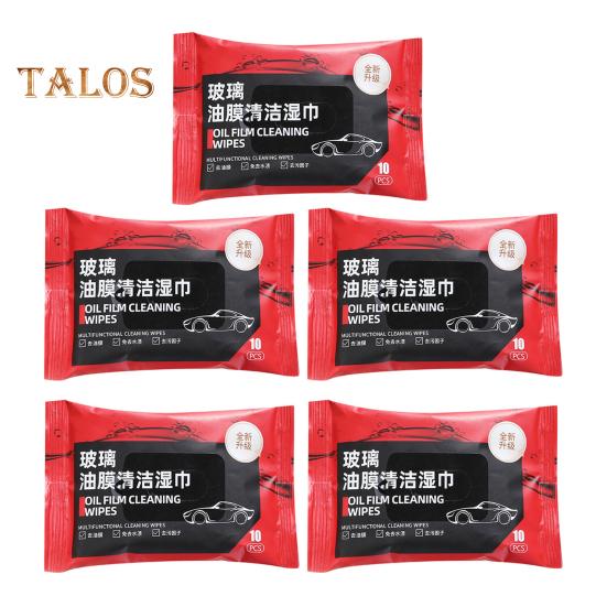 

5 шт. Салфетки для чистки автомобильных стекол, портативные салфетки для лобового стекла, многоцелевые салфетки для очистки масляной пленки для автомобильных стекол, домашних окон, зеркал красный