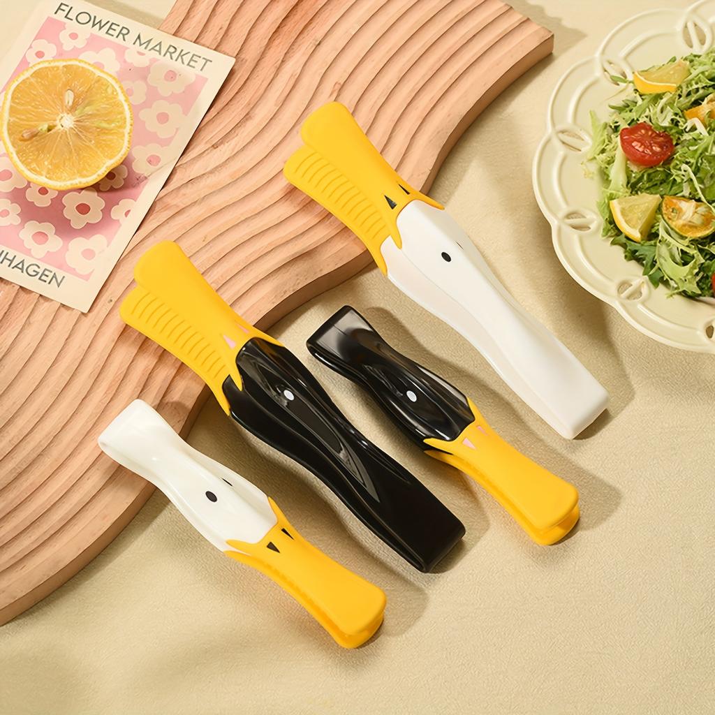 Silikon Toastzange Entendesign, Küchen-Catering-Utensil für Barbecue, Backen, Steak, Buffet, Kuchen, Salat, Brot, Servieren und Kochen, Praktische Aufbewahrung