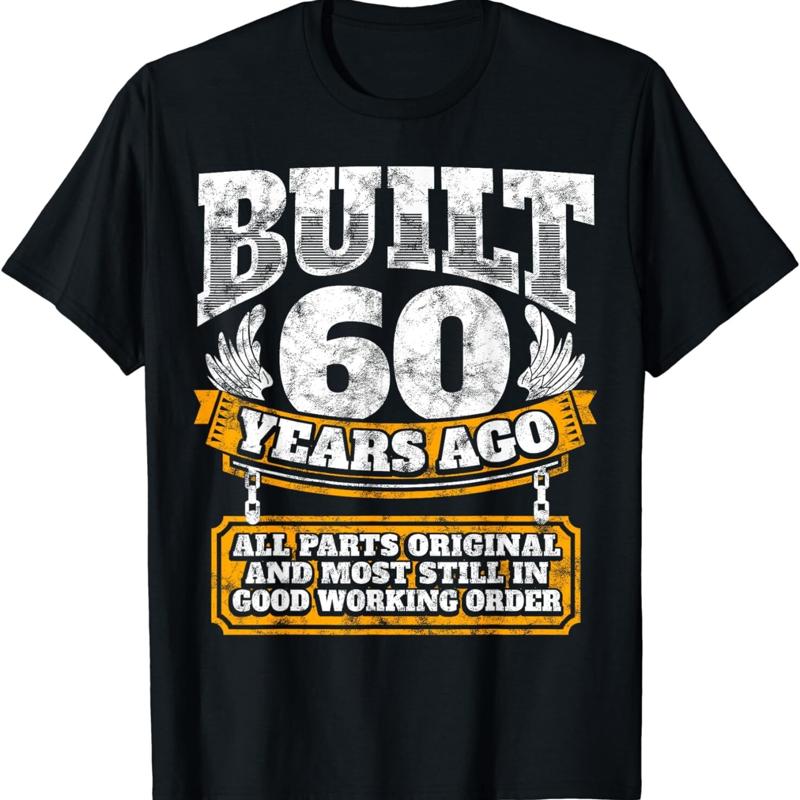 

Funny 60th Birthday T Shirt B Day Saying Age 60 Year Joke 5XL різнокольоровий