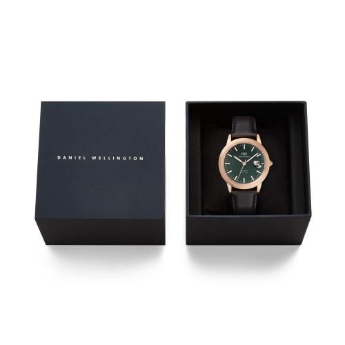 Daniel Wellington DW Iconic Link Automatic Sheffield RG Emerald Enamel Men's Watch. This brand-name automatic watch is perfect for men in their 20s, 3