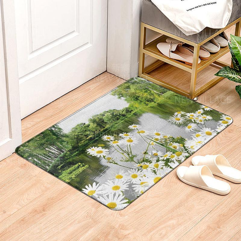 House Entrance Carpet Home Natural and Animal Styles Doormat Room Bath Mat Foot Mat Bath Non-slip Kitchen Water Absorption Mat