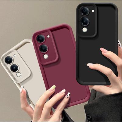Pro vivo Y04 Pouzdro VIVO Y04s Pouzdro na telefon vivo Y29t Y29S Y19S GT T4 Lite 5G Ochrana proti pádu Luxusní Cukrová Matná Měkké Pouzdro